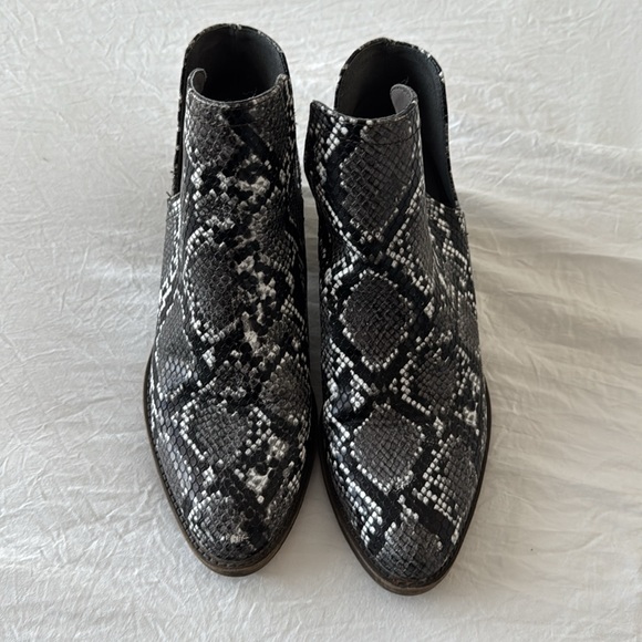 Volatile Snake print ankle booties - Picture 2 of 3